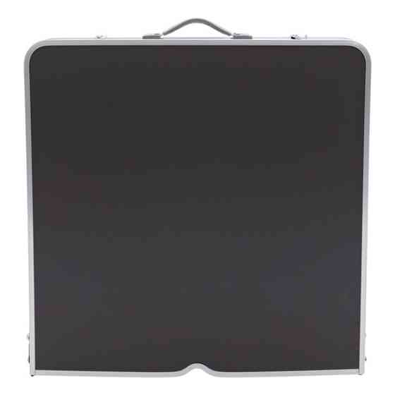 Складний стіл і 4 стільці для пікніка та відпочинку, сірий Київ