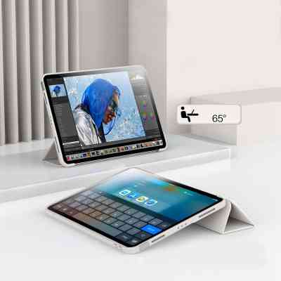 Чохол до планшета Armorstandart Tri Fold Soft TPU Silicone Apple iPad Pro 12.9 2020/2021/2022 Beige (711736) Вінниця