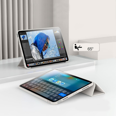 Чохол до планшета Armorstandart Tri Fold Soft TPU Silicone Apple iPad Pro 12.9 2020/2021/2022 Beige (711736) Вінниця - фото 5