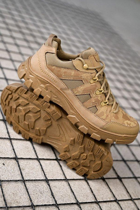 Демісезоннім мілітарі кросівки кайот мульт ПП7821 Одеса - фото 3