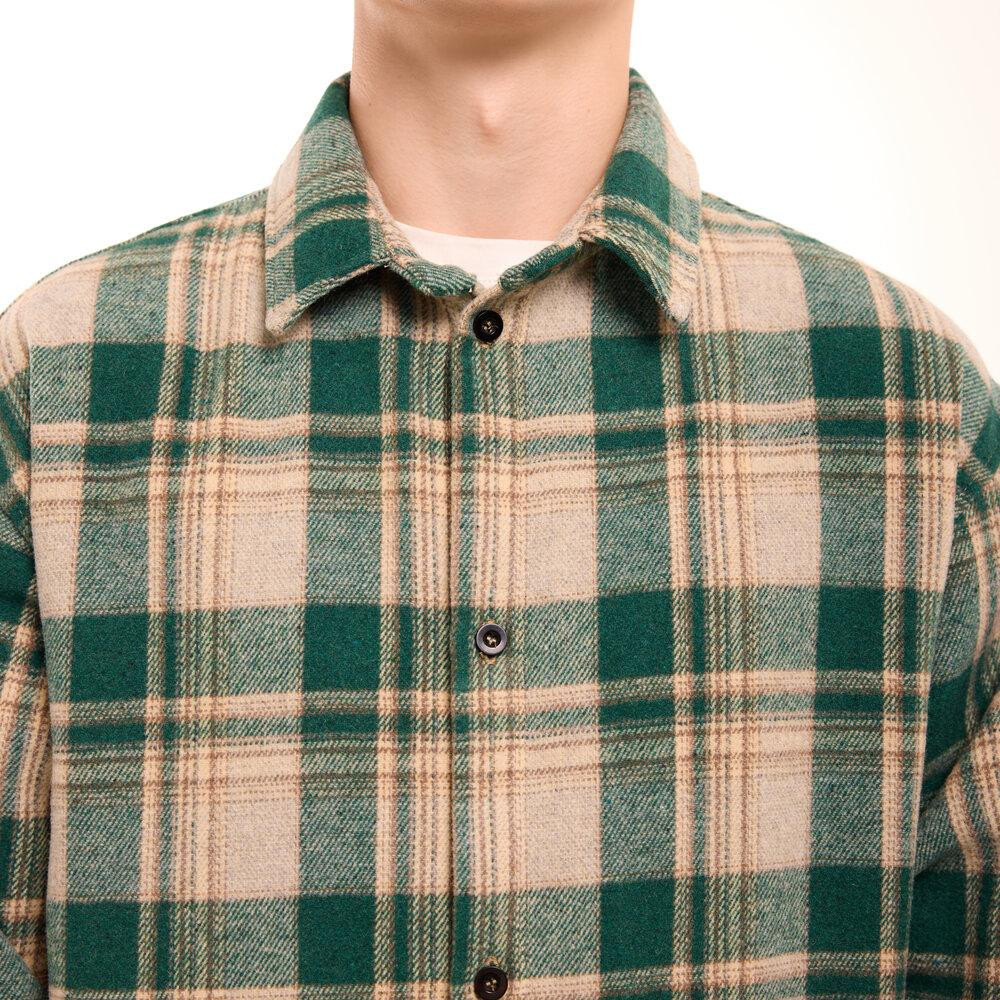 Рубашка в клетку зеленая. Мужская рубашка Pobedov Tartan в клетку Киев - изображение 2