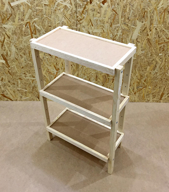 Етажерка розбірна "Честер" 3 полиці 30х60х100 Миколаїв - фото 5