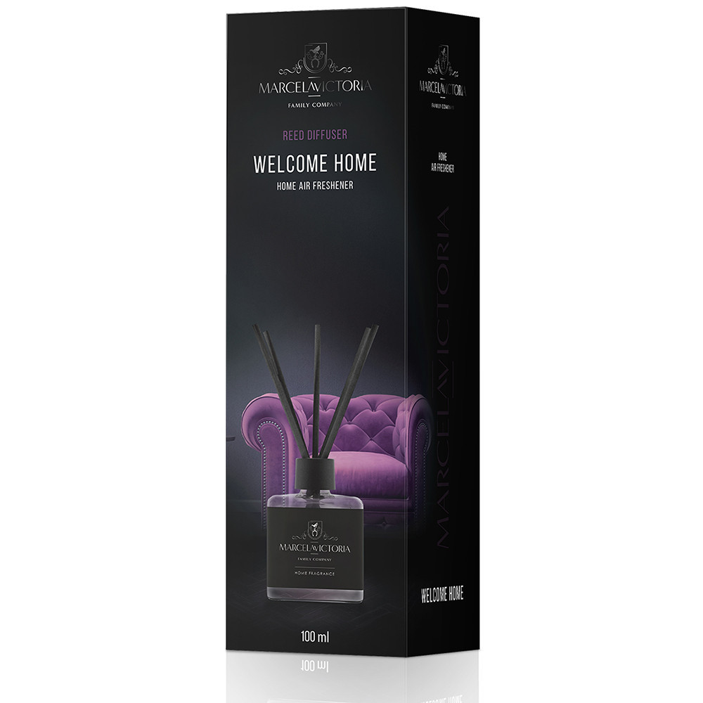 Аромадиффузор для дома "Reed Diffuser" Welcome Home (Ласкаво пожаловать домой) 100мл Marcela&Victoria
    
            
                 Вінниця - фото 1