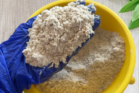 Натуральная добавка для собак бычий корень (пенис) сушеный измельченный 