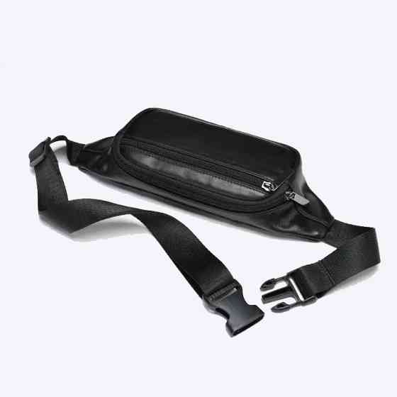 Повседневная мужская сумка на грудь, Бананка сумка, Мужская бананка на два отдела VG-87 Ивано-Франковск