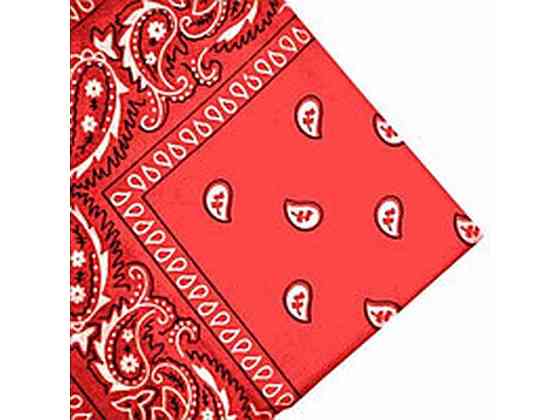 Бандана 50*50 красная арт.С5005-7 ТМ ПЛАТКИ-ОПТ Киев