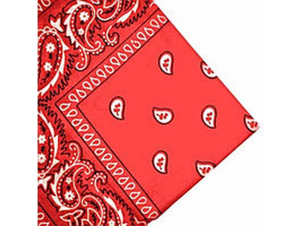 Бандана 50*50 червона арт.С5005-7 ТМ ПЛАТКИ-ОПТ Київ - фото 1