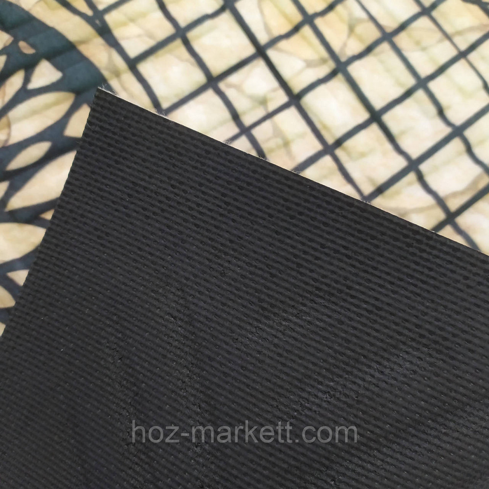 Коврик 60 х 40 см прорезиненный с ворсом с рисунком плетение Харьков - изображение 3