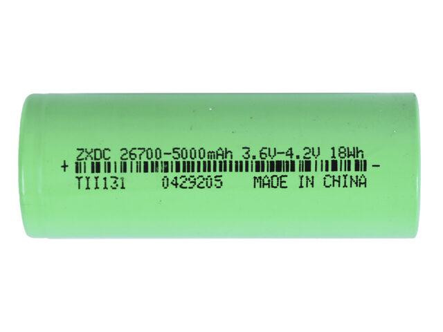 Акумуляторна батарея 26700 (5000 mAh, 3.7 V, 3C) Мукачево - фото 2