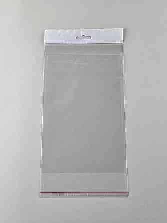 Пакет з еврослотом і липкою стрічкою 15см 23,5 см 25мк (1000 шт) Харків