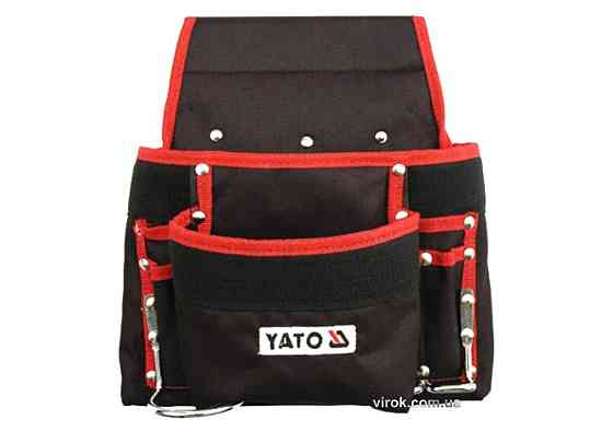 Сумка YATO поясна для інструментів з 8 кишенями [20/40] Одесса