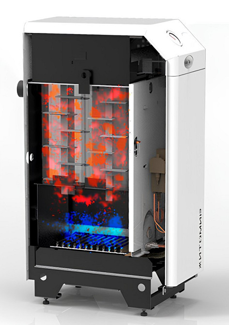 Котел газовый АТЕМ Житомир-3 КС-Г-015 СН дымоходный напольный 15 кВт одноконтурный 150 м2 итальянская автоматика задний дымоход Тернополь - изображение 4