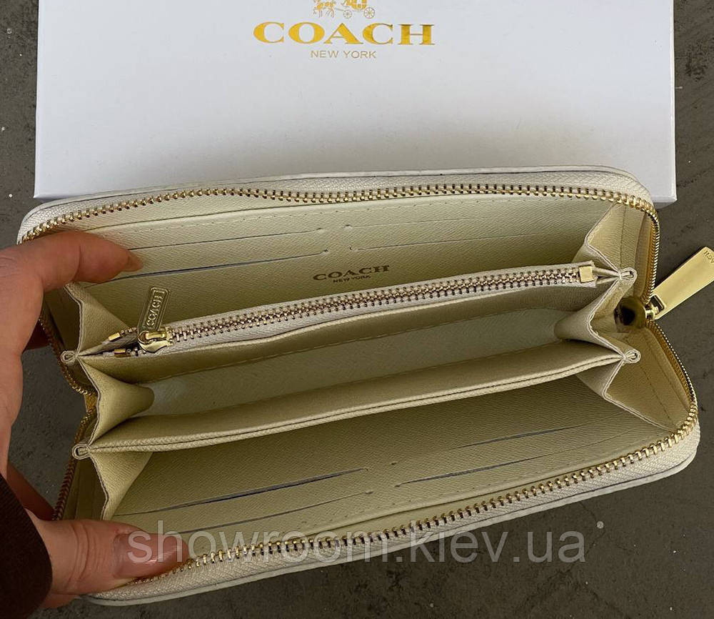 Брендовый женский кошелек на молнии Coach (1377-4) Киев - изображение 2
