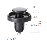 Тримач обшивки розпірний Subaru, Toyota, Lexus — 909140065, SU00302989, SU003-02989, 11355 Ковель