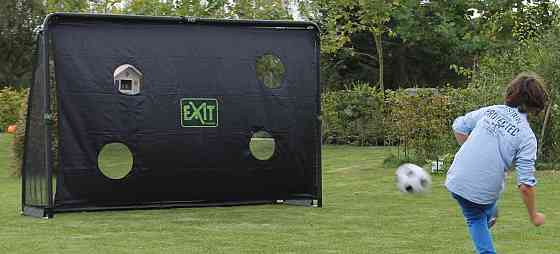 Врата футбольные EXIT Coppa 220 х 170 см, черные Киев