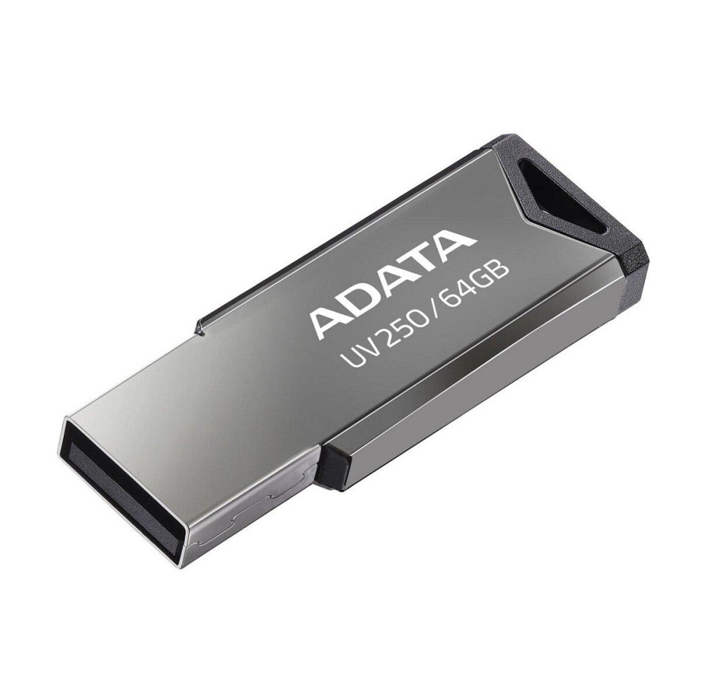 Флешка A-DATA USB 2.0 AUV 250 64Gb, колір чорний AUV250-64G-RBK Одеса - фото 1