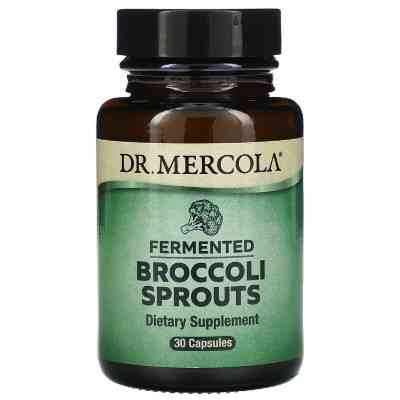 Трави Dr. Mercola Ферментовані паростки Брокколі, Fermented Broccoli Sprouts, (MCL-01776) Вінниця
