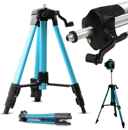 Штатив для лазерного уровня 44-120см, резьба 5/8" / Тренога для уровня / Штатив для лазерного нивелира Коломия