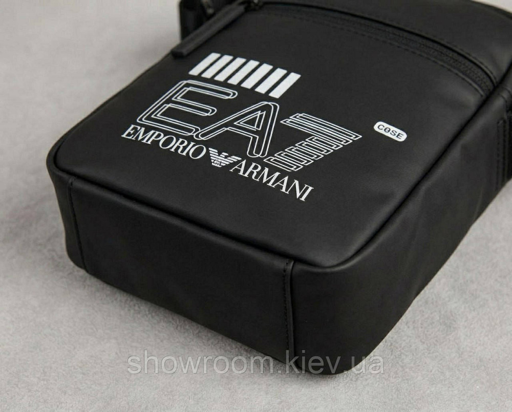 Чоловіча брендова сумка на плече Armani (9507) Київ - фото 4