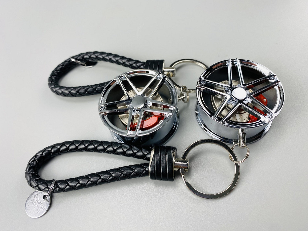 Брелок автомобільний диск колеса, брелок на ключі для водія, брелок металевий на авто ключі Мукачево - фото 8