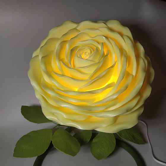 Світильник-нічник "Лімонна троянда" Дніпро