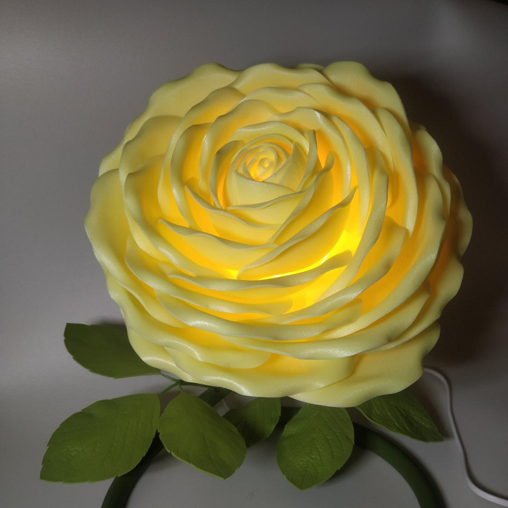 Світильник-нічник "Лімонна троянда" Дніпро - фото 2