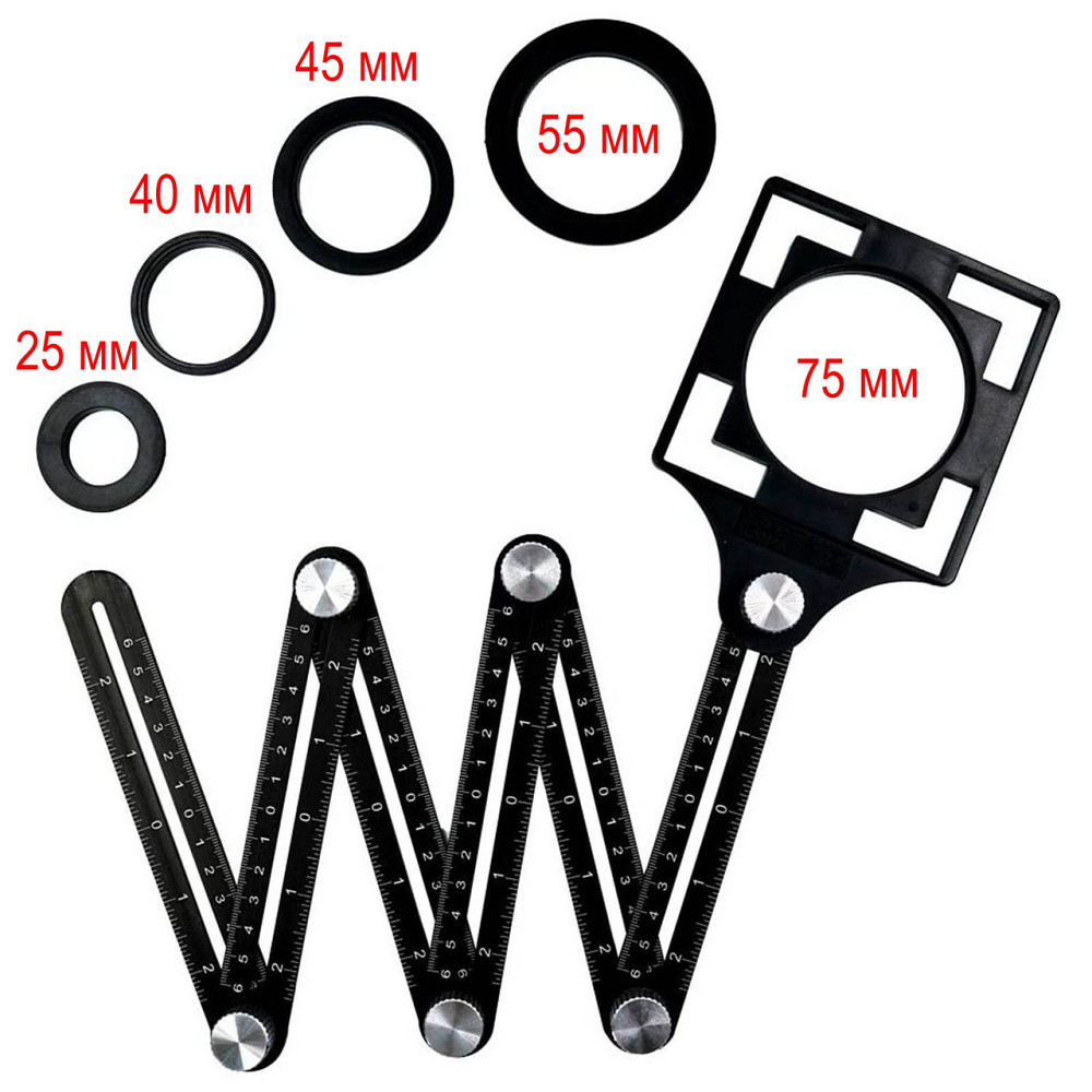 Насадка локатор для шаблометра,шаблон для плитки,локатор для плитки,шаблон для розмітки плитки JNZ (98745595) Київ - фото 2