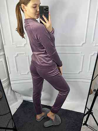Жіночий спортивний велюровий костюм Ліловий XS Харків