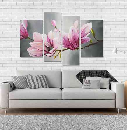 Модульна картина Абстракція Магнолія Art-114_4 Київ