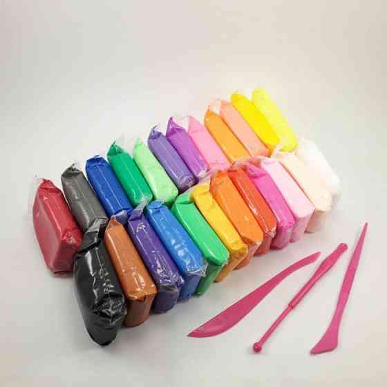 Воздушный пластилин поделки 24 шт, Легкий воздушный пластилин Детский наборы для лепки CY-93 Киев