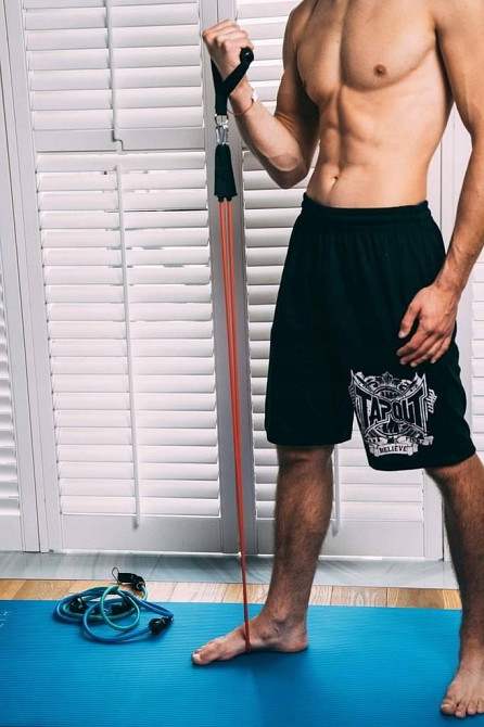 Набір трубчастих еспандерів PowerPlay PP-4101 Expander Tube Set 3шт. (до 18,2 кг.) Каменское - изображение 3