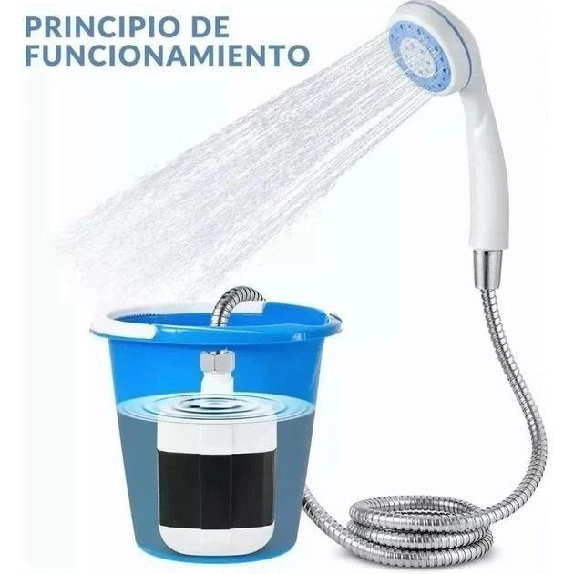 Душ портативний для квартири Portable, Польовий душ для кемпінгу акумуляторний дачі в дорогу PH-87 Львів - фото 19