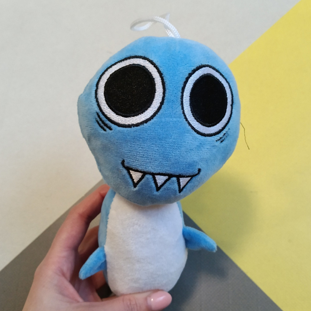 М'яка іграшка синя мелодія Акула Спрункі Sprunki Shark Melodies 20 см Київ - фото 4