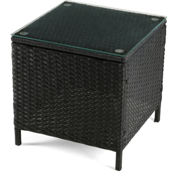 Набір меблів з ротанга LUXURY для саду, балкона, тераси та дачі, зручний комплект: стіл і два крісла Київ