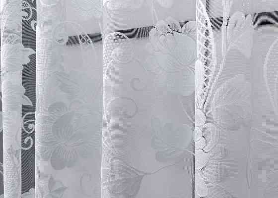 Тюль VR-Textil 691т Жаккард Белый 300х160 см (40-360) Киев