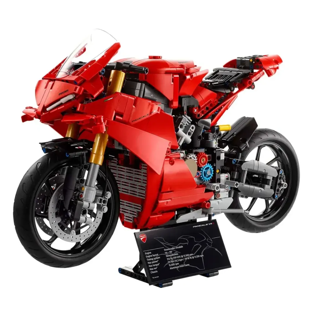 КонструкторTechnic Мотоцикл Ducati Panigale V4 S, 1603 деталей совместимый с lego лего Киев - изображение 1