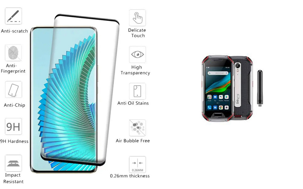 Защитное стекло HyperGlass Pro для Unihertz Atom XL – максимальная чувствительность и защита Киев - изображение 2