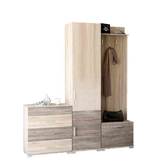 Прихожая Эверест Бриз-2 (3 элемента) сонома + трюфель (DTM-2655) Днепр