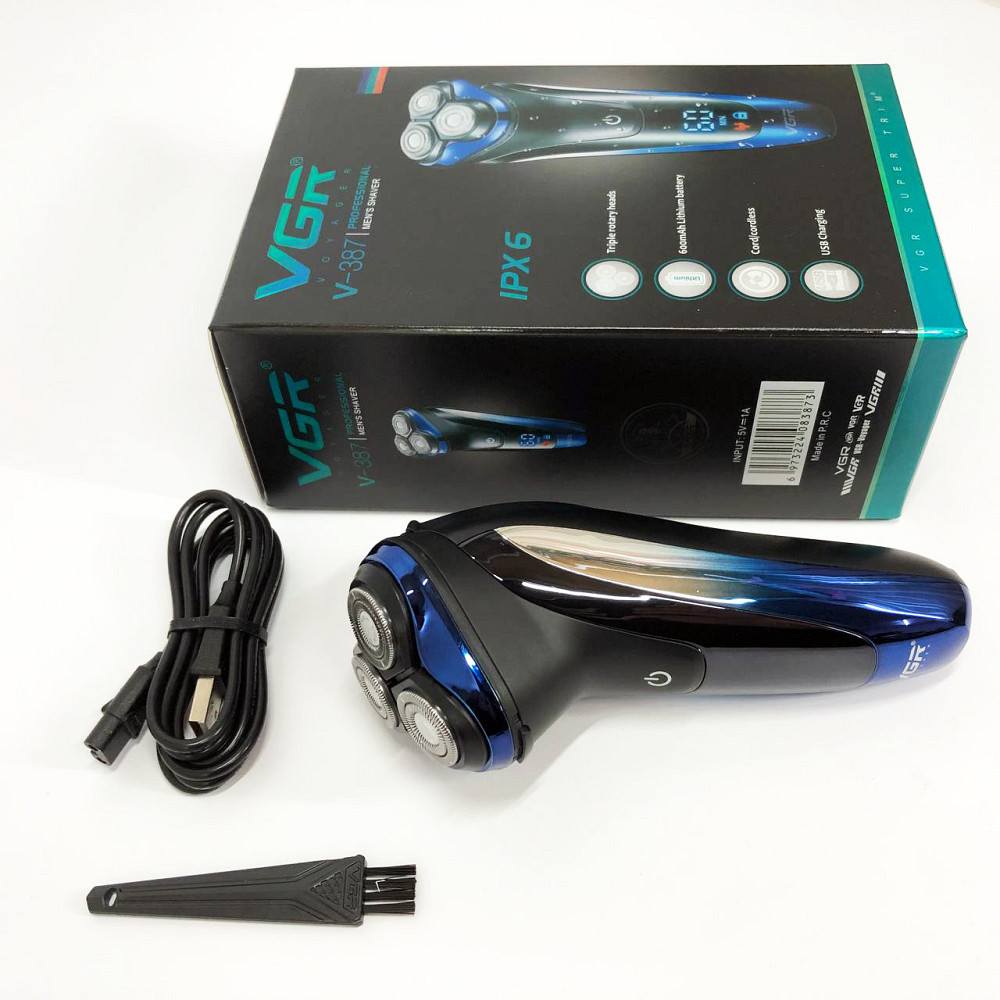 Хороша бритва портативна VGR, Електрична бритва для догляду за бородою, Хороша електробритва для бороди RX-76 Львів - фото 11