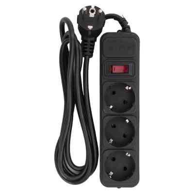 Сетевой фильтр питания Patron EXT-PN-SP-1032, 1.8m Black (EXT-PN-SP-1032) Винница