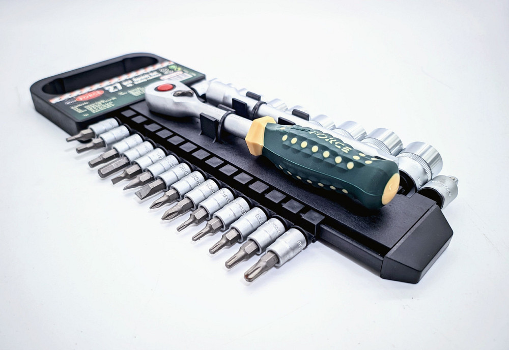 Набір головок і біт з тріскачкою 26пр. 1/4