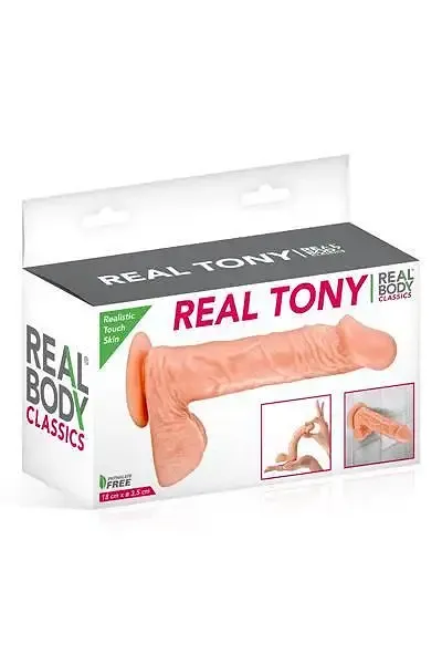 Фалоімітатор Real Body — Real Tony Flash, TPE, діаметр 3,5 см Львів - фото 3