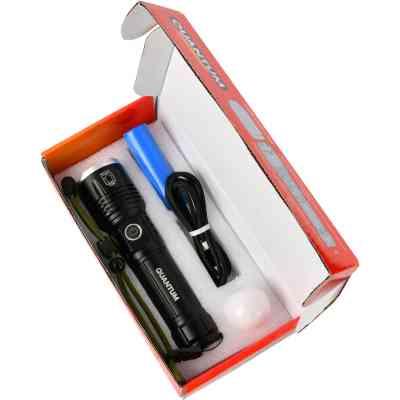 Ліхтар Quantum Solid Highlight 10W LED + дімер з функцією Power Bank (QM-FL1021-CB) Вінниця