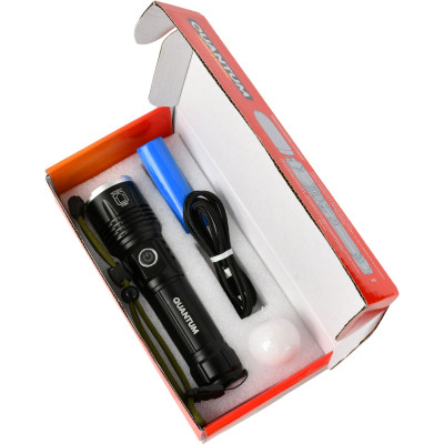 Фонарь Quantum Solid Highlight 10W LED + дімер з функцією Power Bank (QM-FL1021-CB) Винница - изображение 5