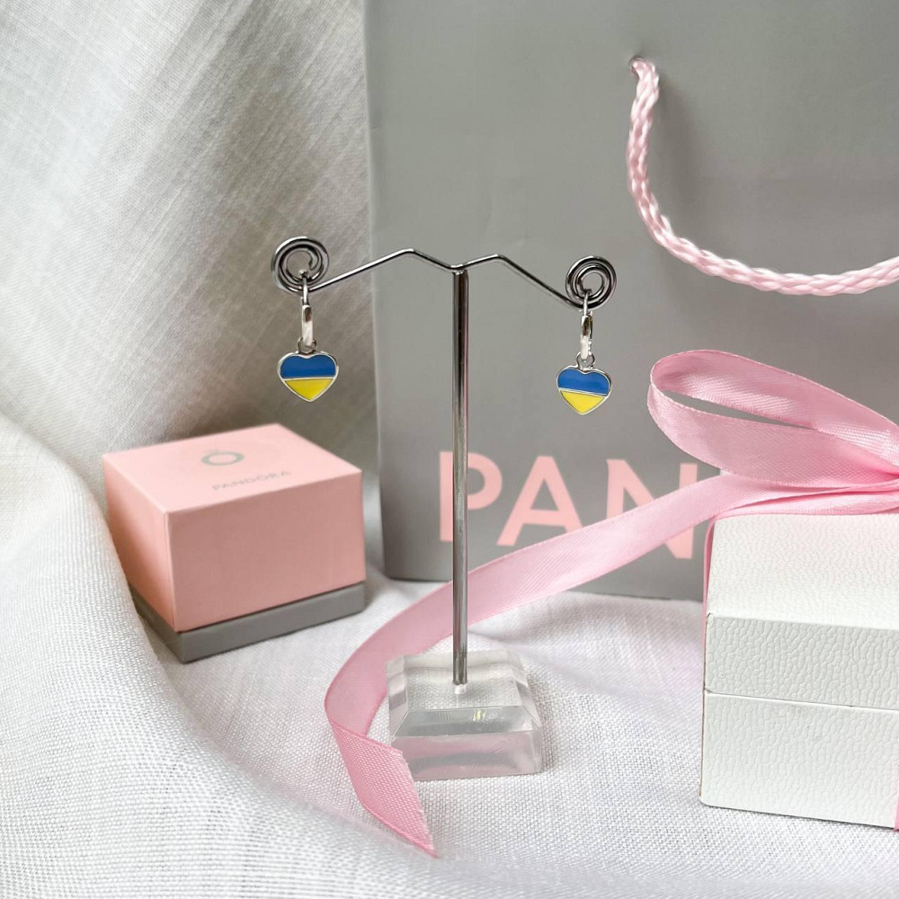 Срібні сережки "З Україною в серці" MasterSem Київ - фото 6