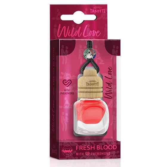 Ароматизатор для авто з феромонами пробка "Wild Love" Fresh Blood (Свіжа кров) 7мл Tasotti Київ