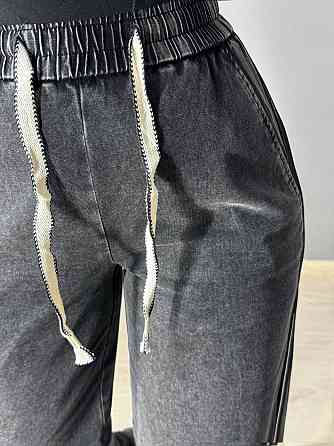 Штани спортивні жіночі Yingguoxiang 2015 кльош варені з лампасом чорні, чорний, 31 Київ