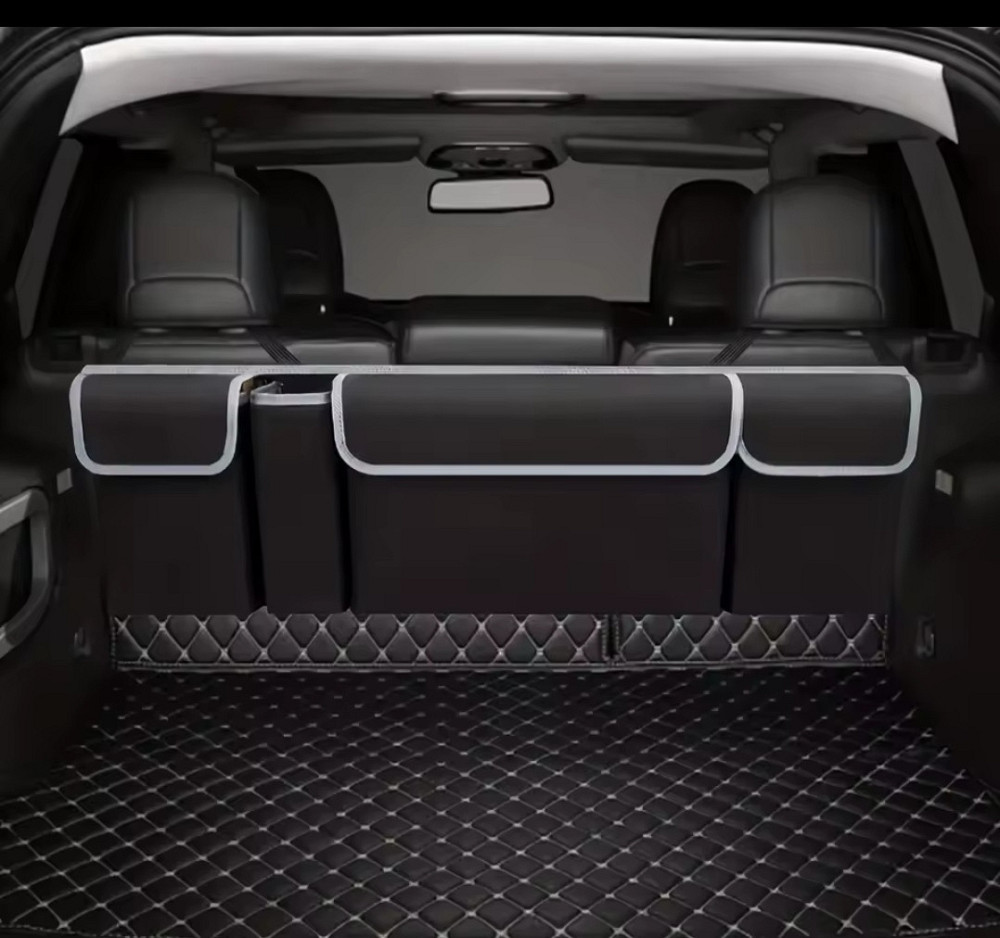 Універсальний автомобільний органайзер для зберігання 90 на 25 см чорний Київ - фото 8
