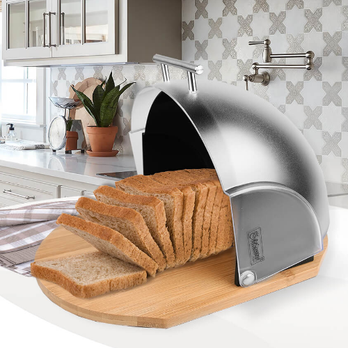 Хлібниця чорна MR-1678-BLACK Maestro Житомир - фото 5