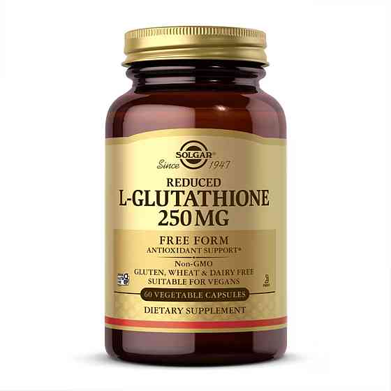 L-глутатіон Solgar Reduced L-Glutathione 250 mg 60 вег капс Київ